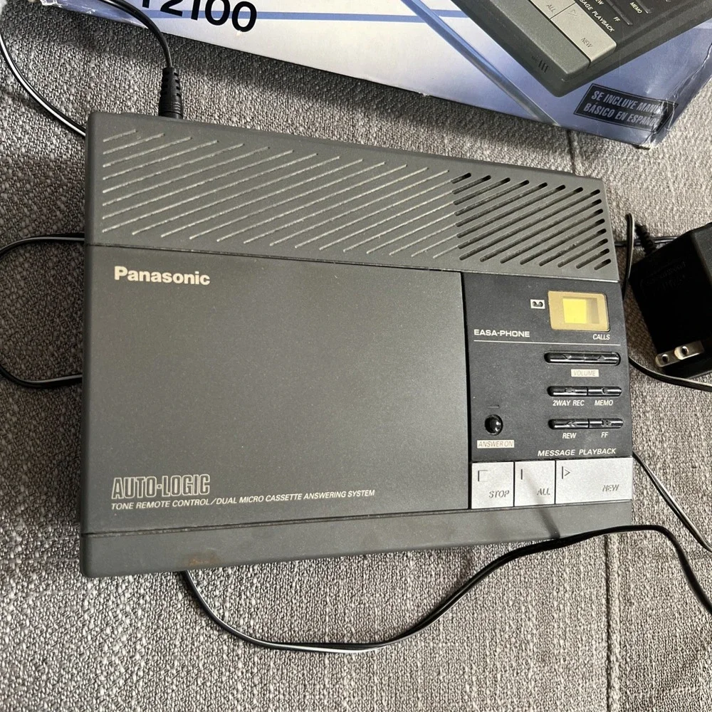 Vintage Panasonic Easa Phone Kx-T2100 Automatic Telephone Answering System